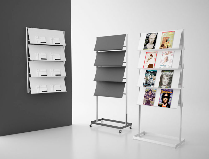 VISLUM expositor catalogos y revistas FLAP